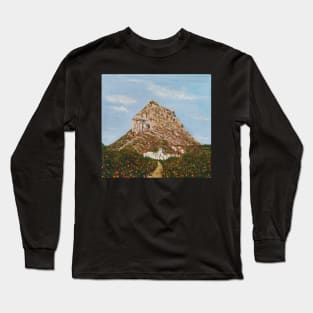 MOUNTAIN MONTGO AND THE ORANGE GROVES, JAVEA, SPAIN Long Sleeve T-Shirt